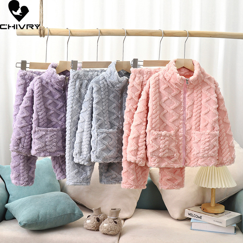 Winter Clothing For Baby Girl - ملابس نوم سميكة للأطفال من الفلانيل