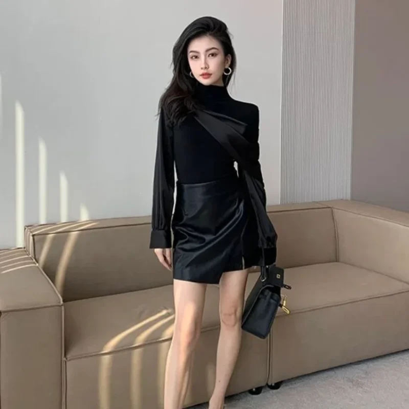 Winter Clothing Trends 2025 Women'S - تي شيرت نسائي بأكمام طويلة ،