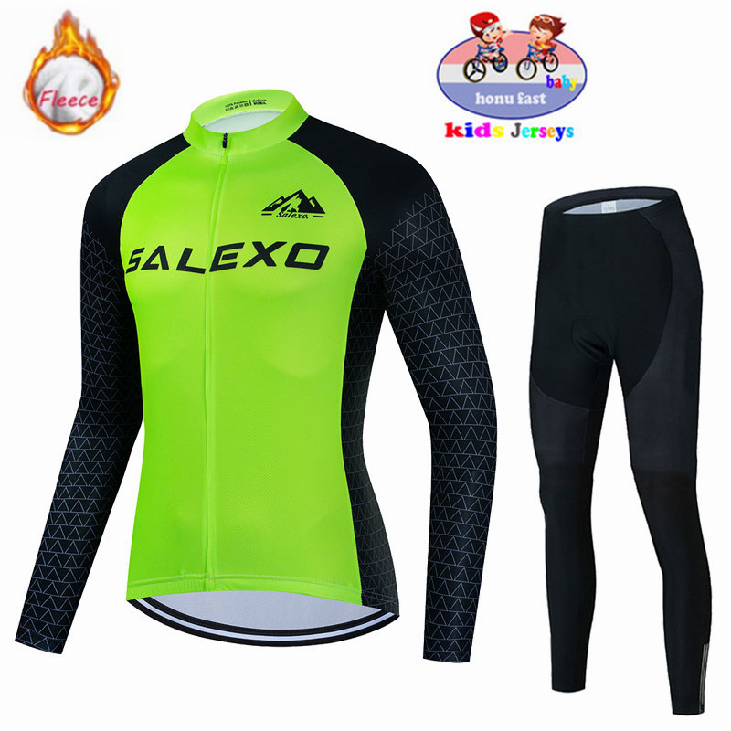 Winter Clothing Kids Sale - 2026 الشتاء الاطفال الدراجات جيرسي مجموعات