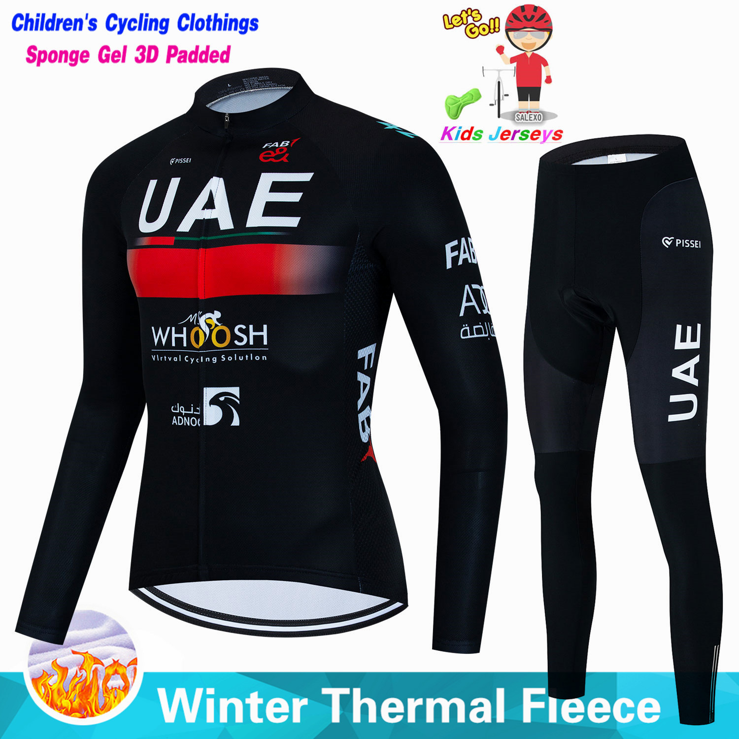 Winter Clothing Kids Sale - طقم جيرسي لركوب الدراجات من الصوف