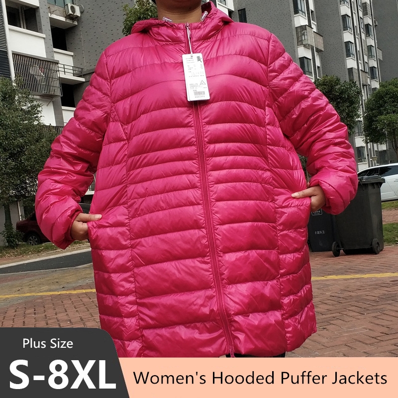 Winter Clothing Equipment - حجم كبير 5XL 6XL 7XL المرأة