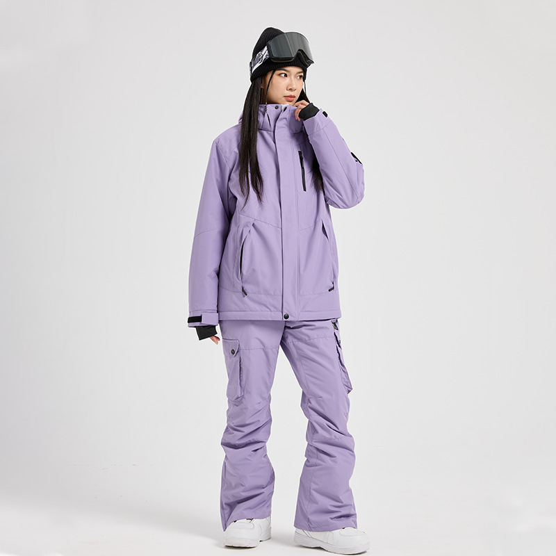 Ski Pants Waterproof - طقم بدلة تزلج نسائية جديدة مقاومة