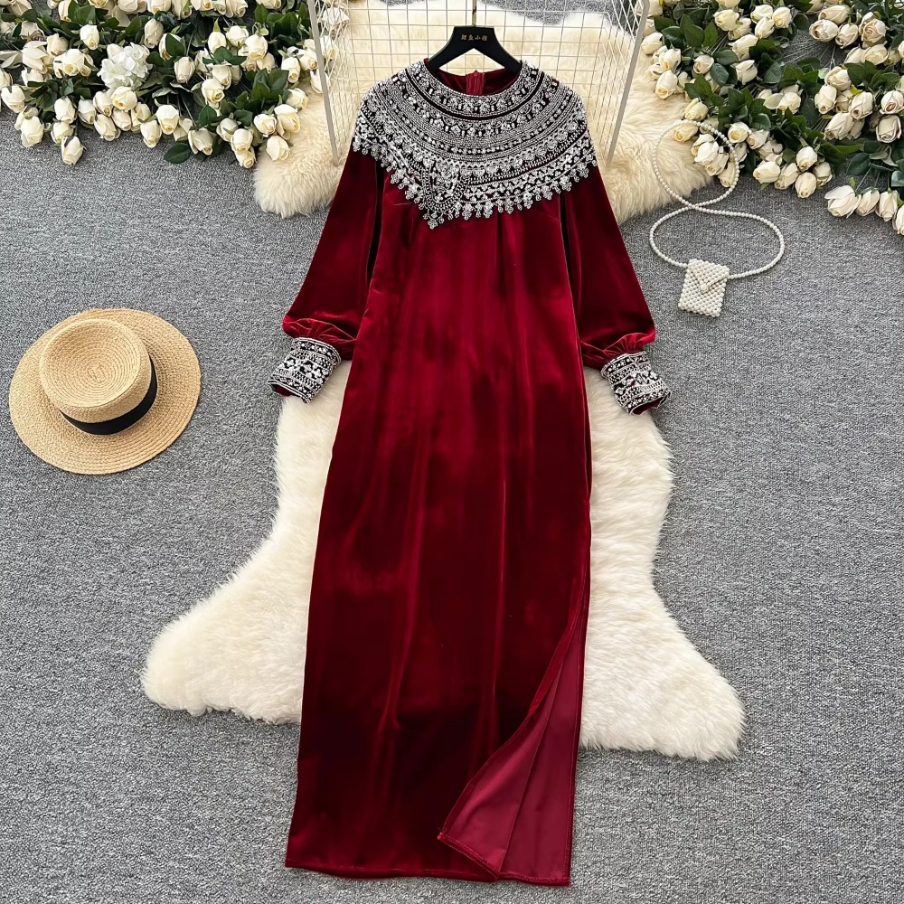 Winter Clothing H&M - أنيقة طويلة الأكمام خمر س الرقبة