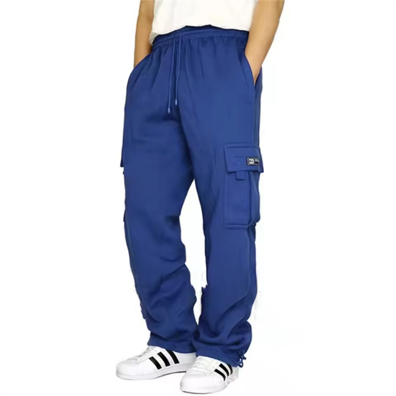 Winter Clothing Color - بنطلون رياضي رجالي عصري للخريف والشتاء،