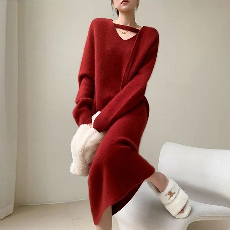 Winter Clothing H&M - فستان سترة للنساء 2025 جديد غير