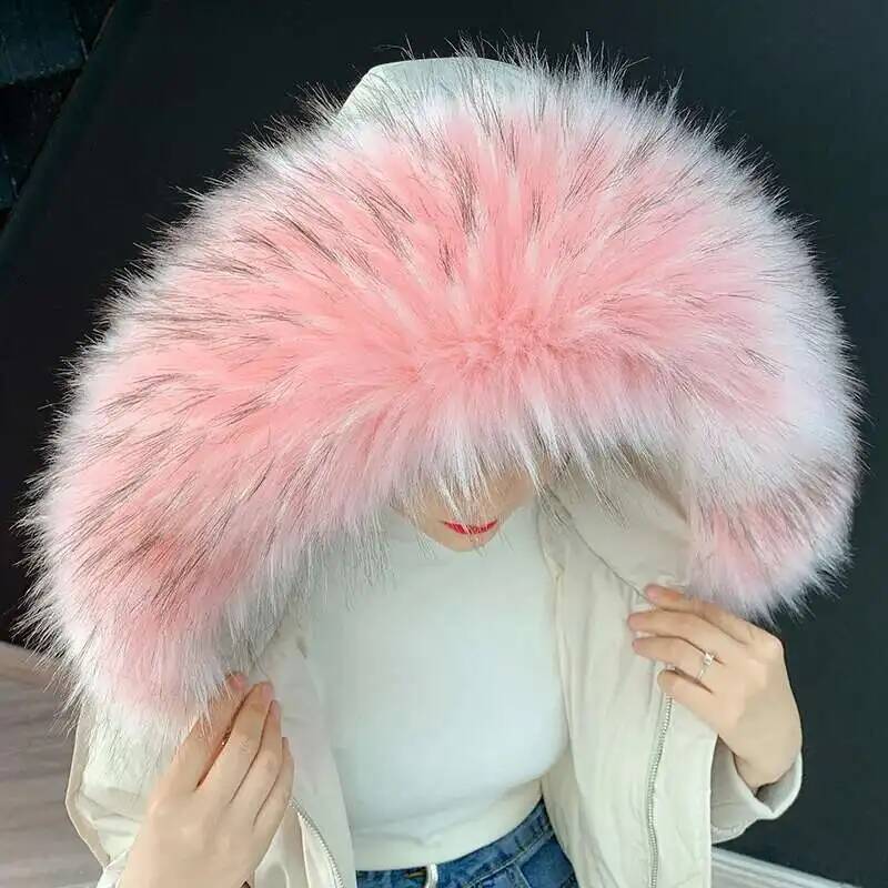 Winter Clothing Equipment - انفصال فو الفراء طوق اضافية كبيرة