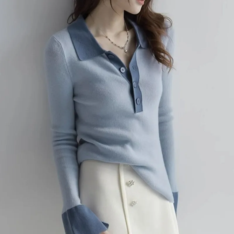 Winter Clothing Trends 2025 Women'S - قميص بياقة بولو للنساء ، ملابس