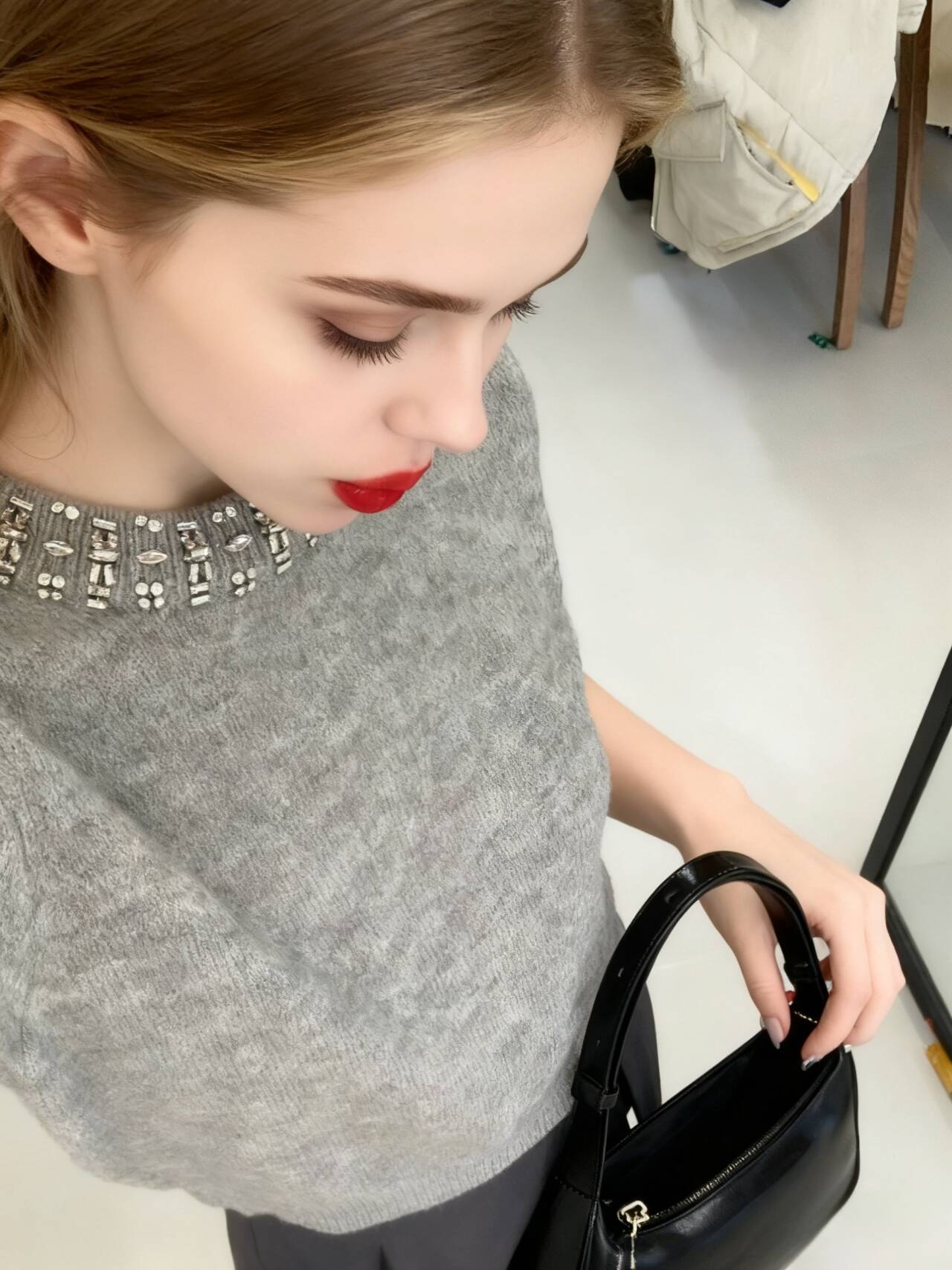 Winter Clothing Looks - البلوزات لاعبا البلوفرات النسائية المرأة محبوك
