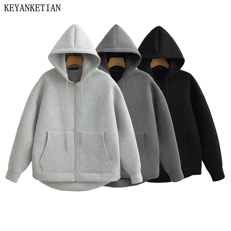Winter Clothing Pinterest - KEYANKETIAN شتاء جديد المرأة قلنسوة بسحاب