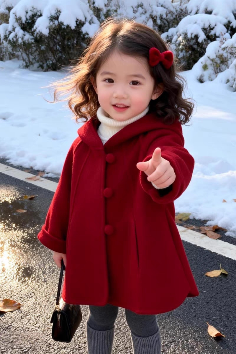 معطف صوف للفتيات، جديد لخريف و - مراجعة Winter Clothing For Baby Girl وسعره