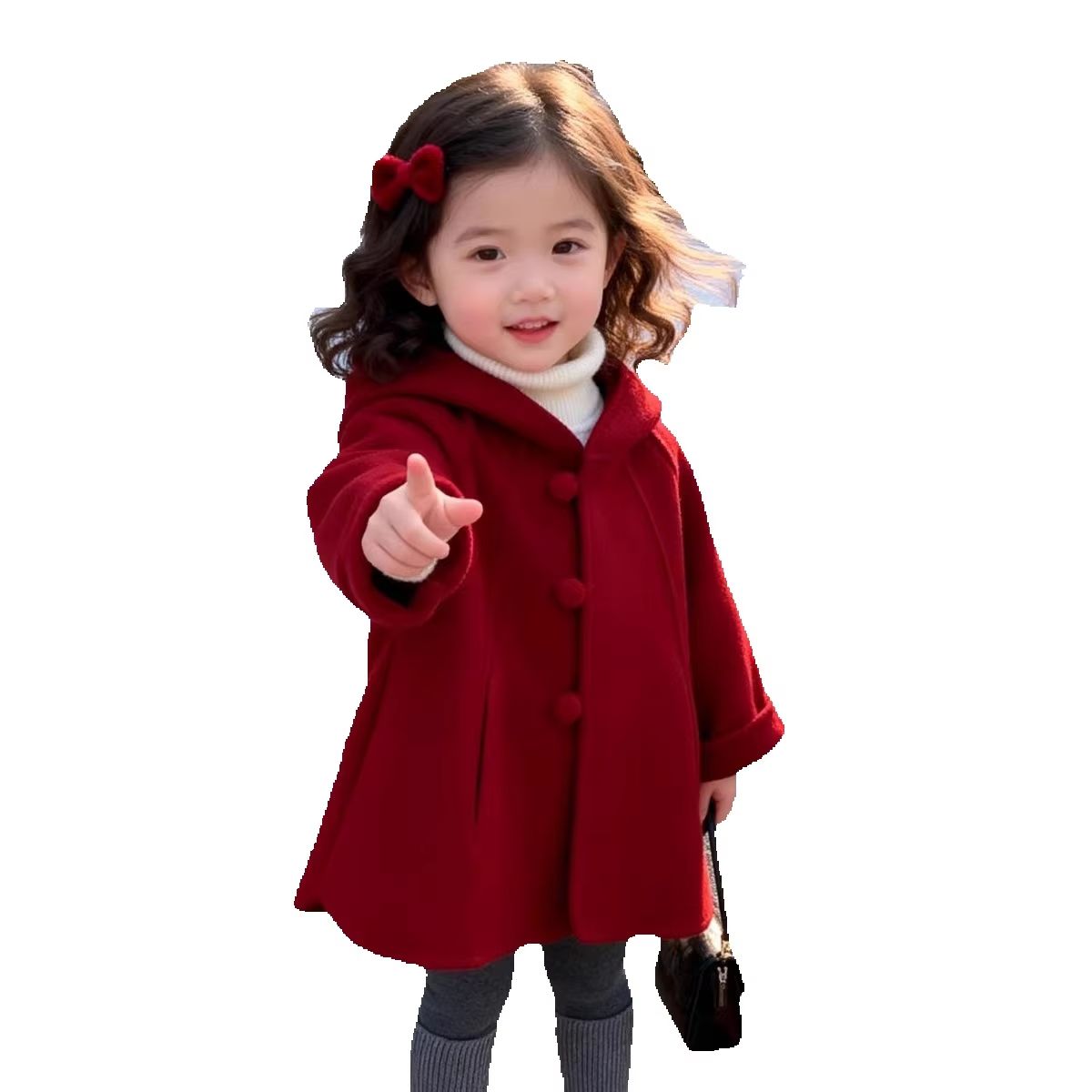معطف صوف للفتيات، جديد لخريف و - مراجعة Winter Clothing For Baby Girl وسعره