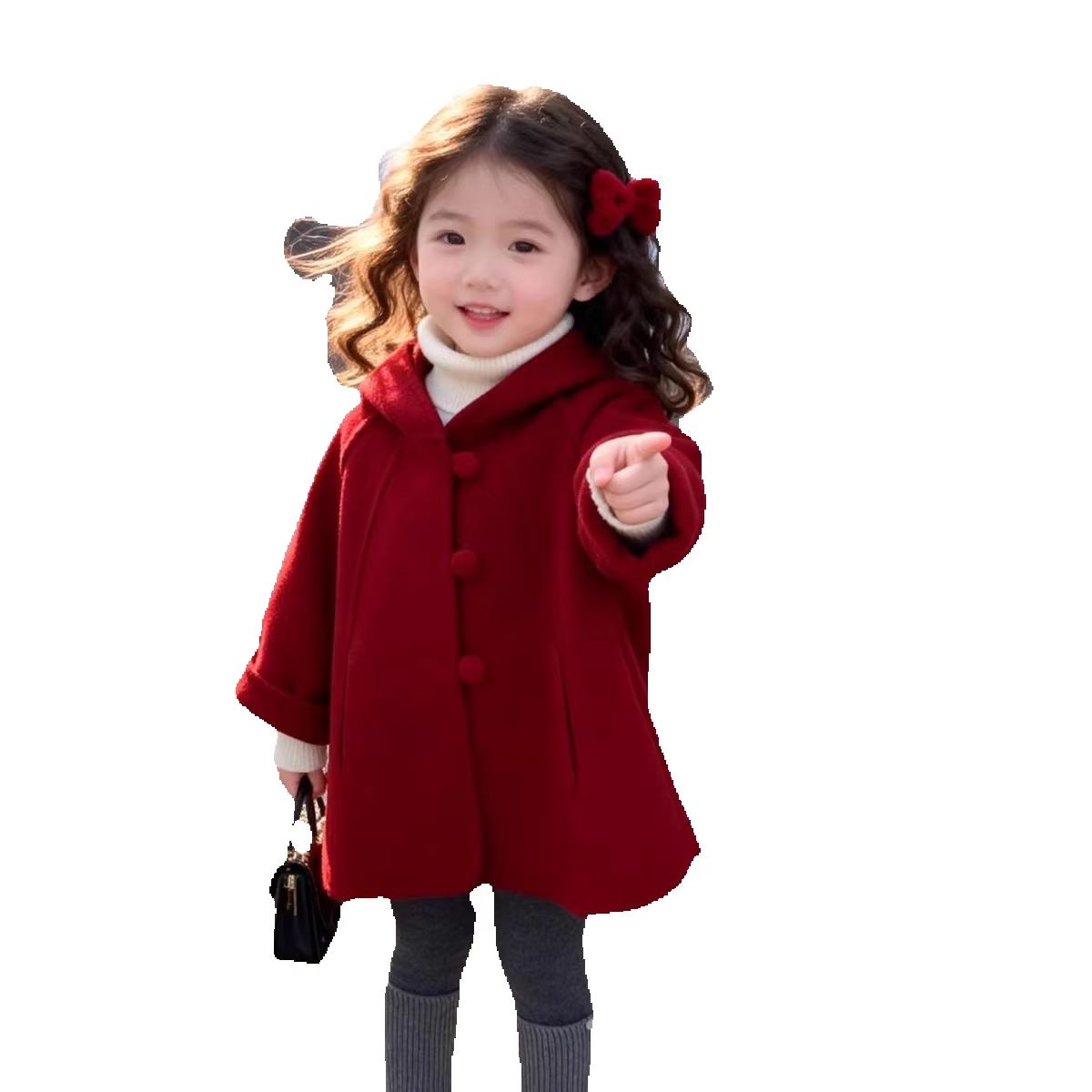 معطف صوف للفتيات، جديد لخريف و - مراجعة Winter Clothing For Baby Girl وسعره