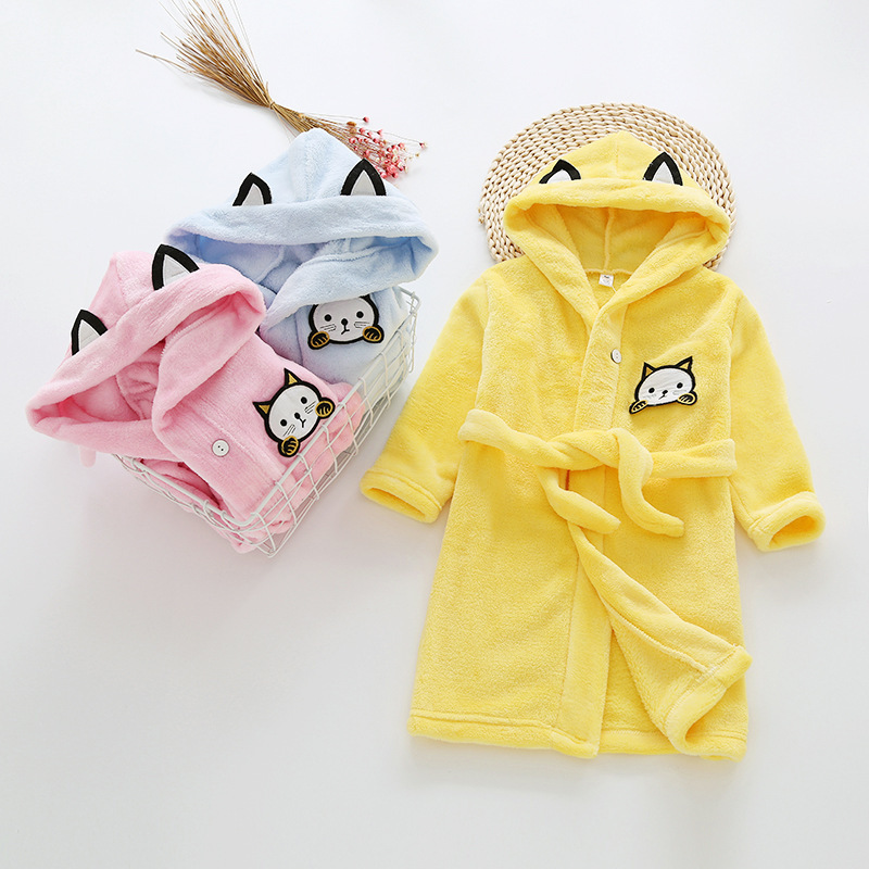 أطفال الكرتون القط الجلباب جدي - مراجعة Winter Clothing For Baby Girl وسعره