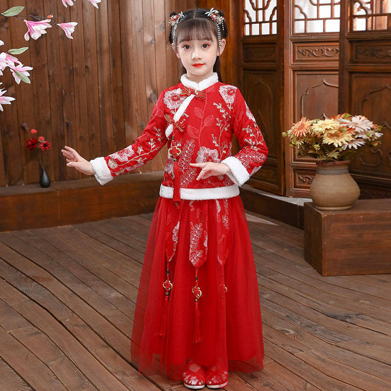 الفتاة Hanfu زي القديمة ، فستا - مراجعة Winter Clothing For Baby Girl وسعره