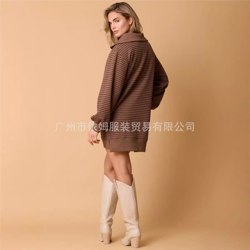 فستان فضفاض أسلوب بسيط فساتين  - مراجعة Winter Clothing H&M وسعره