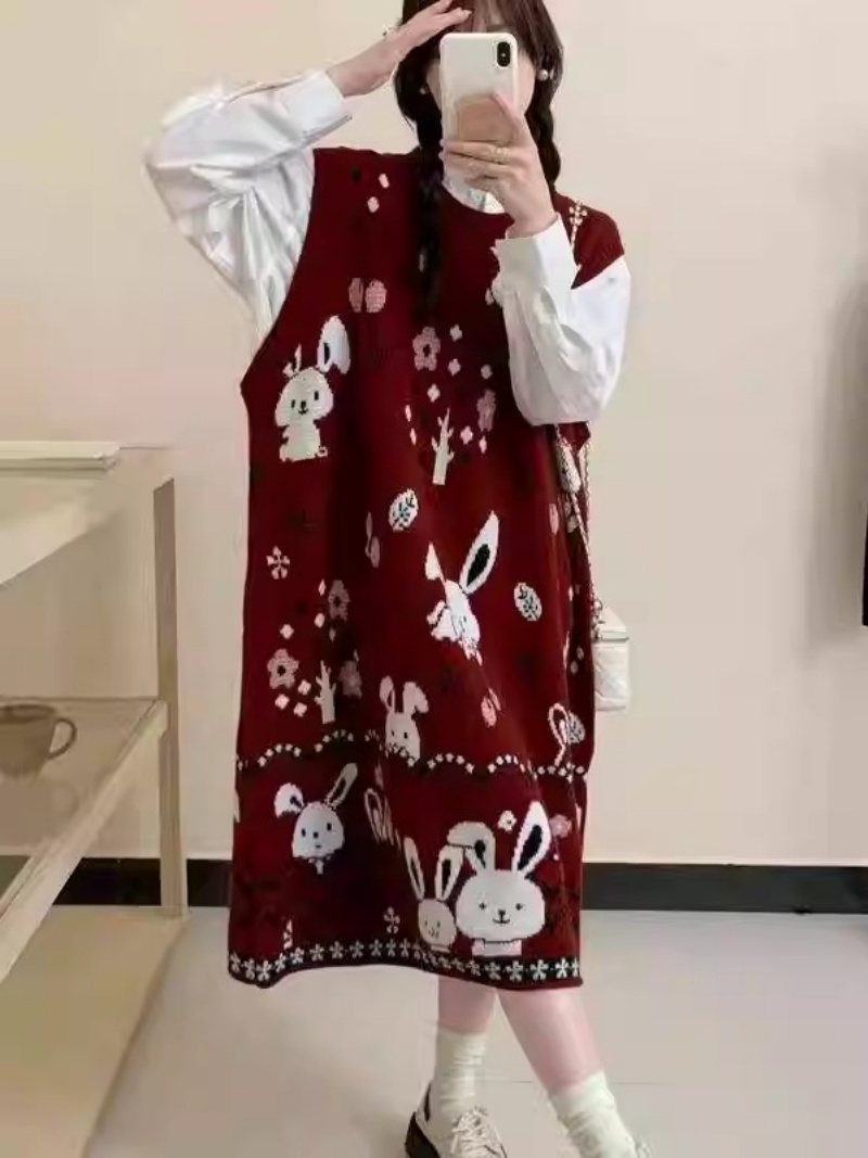 كسول الكرتون سترة سترة فستان 2 - مراجعة Winter Clothing Trends 2025 Women'S وسعره
