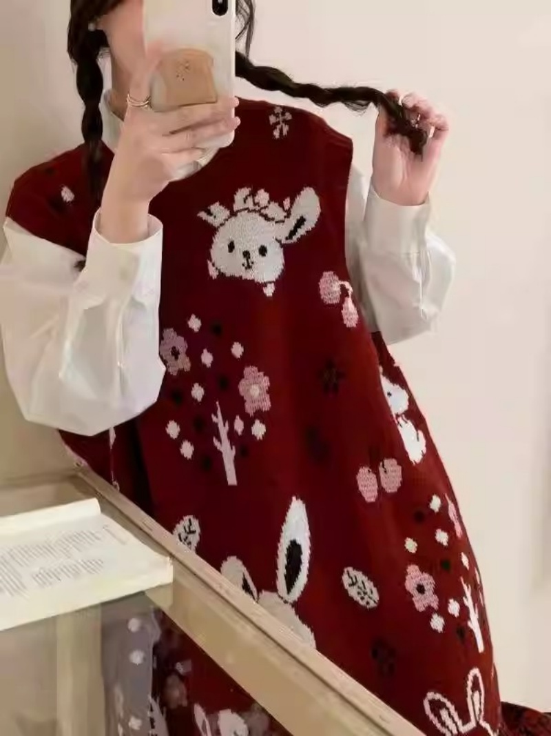كسول الكرتون سترة سترة فستان 2 - مراجعة Winter Clothing Trends 2025 Women'S وسعره