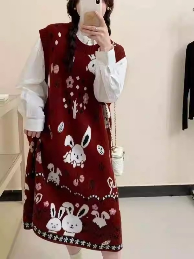 كسول الكرتون سترة سترة فستان 2 - مراجعة Winter Clothing Trends 2025 Women'S وسعره