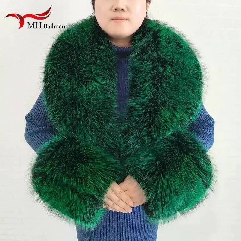 كبير إمرأة فو الثعلب الفراء وش - مراجعة Winter Clothing Equipment وسعره