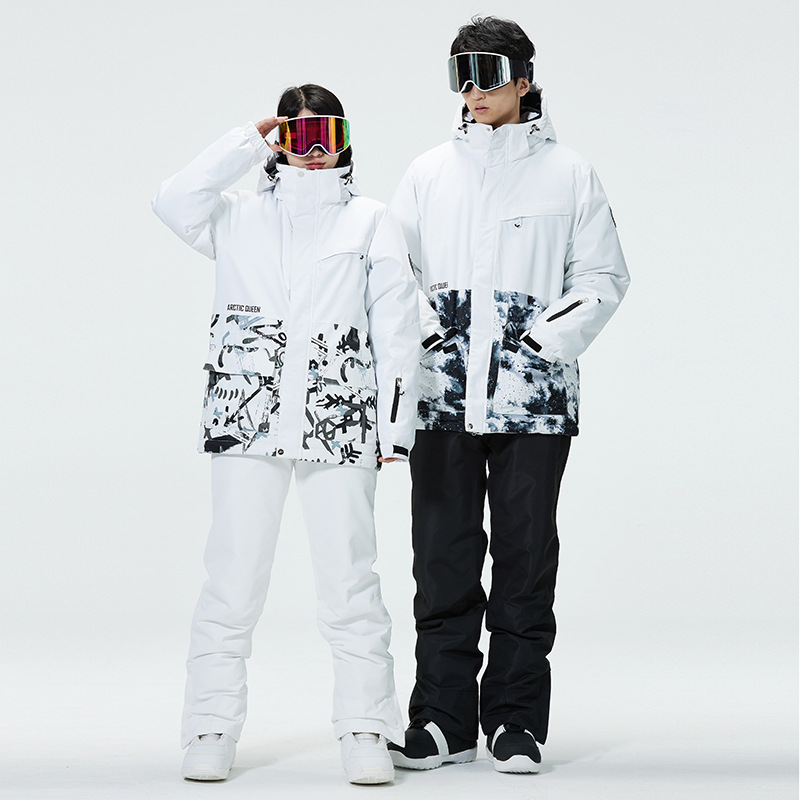 بدلة تزلج بألوان متعددة للرجال - مراجعة Ski Pants Waterproof وسعره