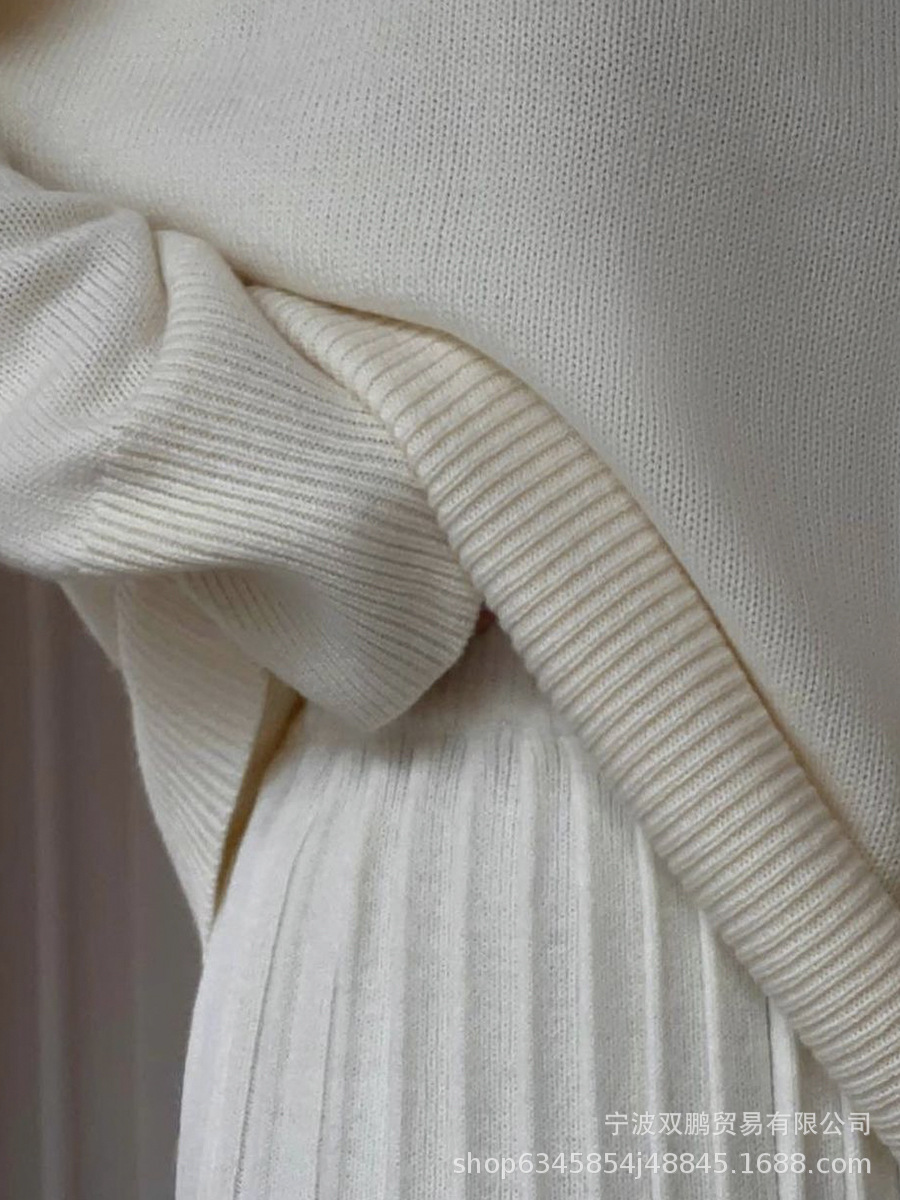 الخريف بلون سترة ذات عنق دائرى - مراجعة Winter Clothing Color وسعره