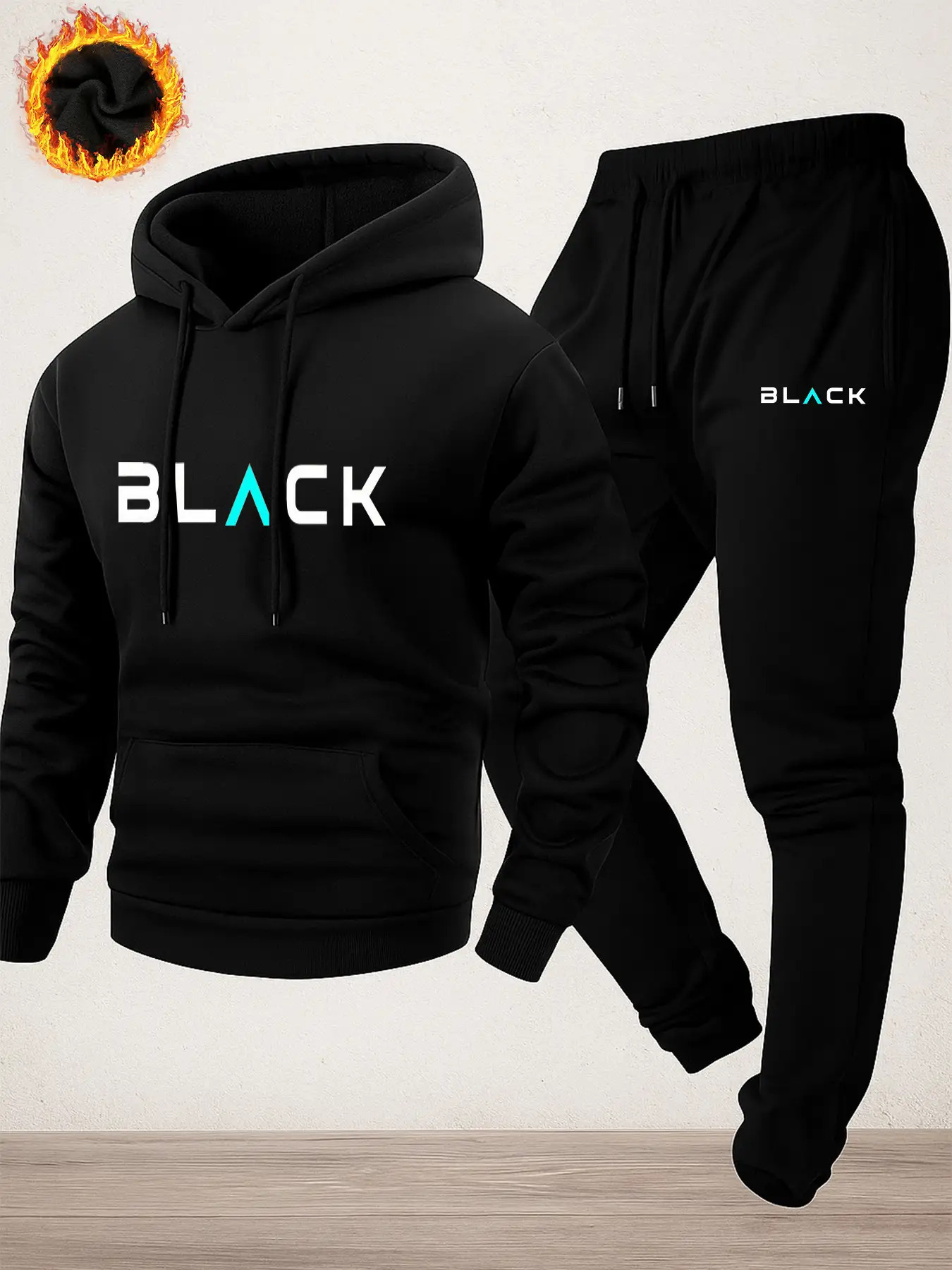 بدلة رياضية رجالية للخريف والش - مراجعة Winter Clothing Hoodie وسعره