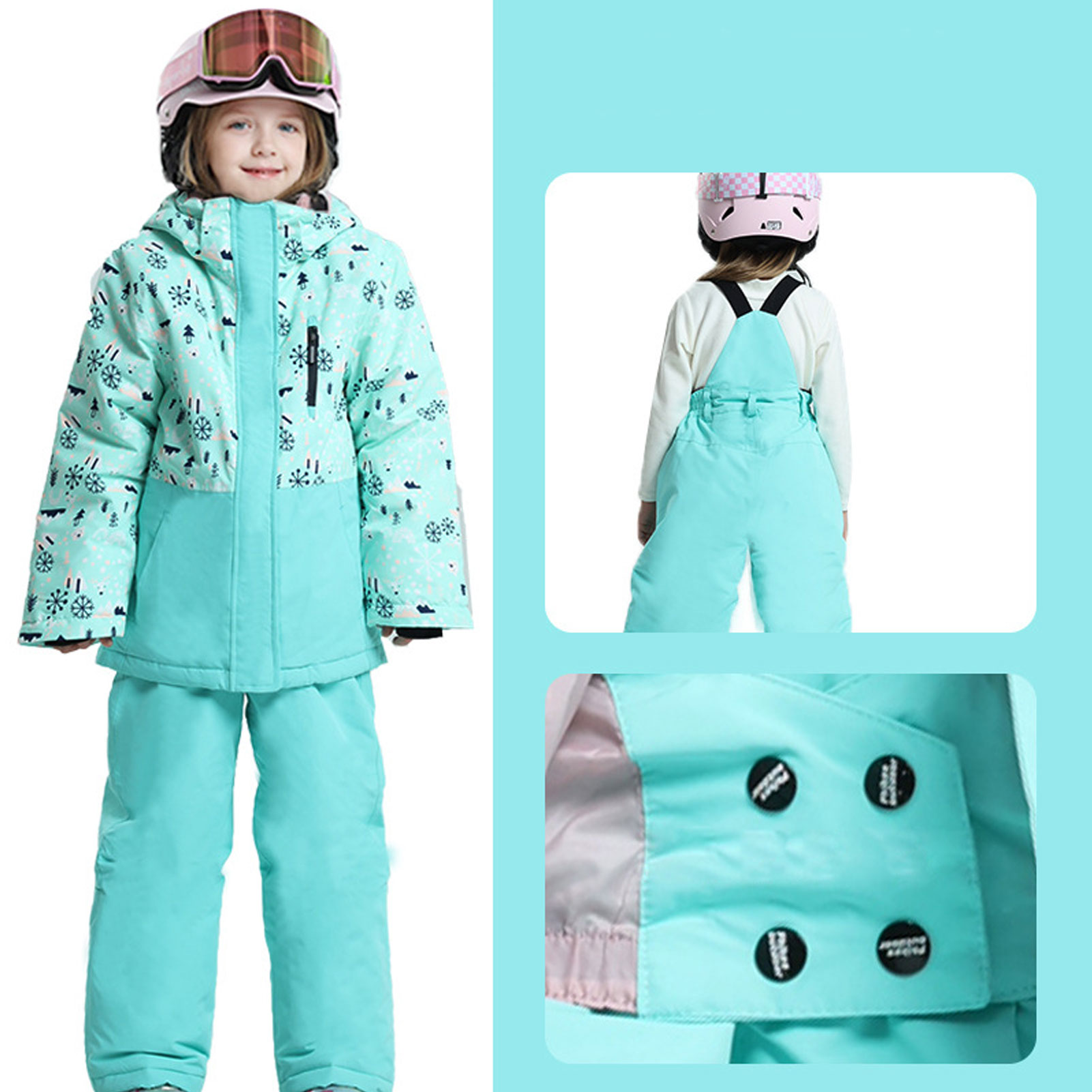 -ملابس تزلج للأطفال بزاوية 30  - مراجعة Ski Pants Waterproof وسعره