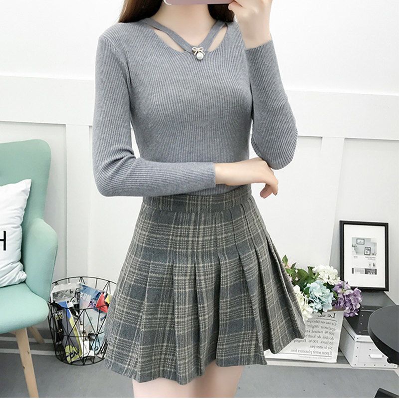 الخامس الرقبة الحياكة ضئيلة ال - مراجعة Winter Clothing Trends For Women وسعره