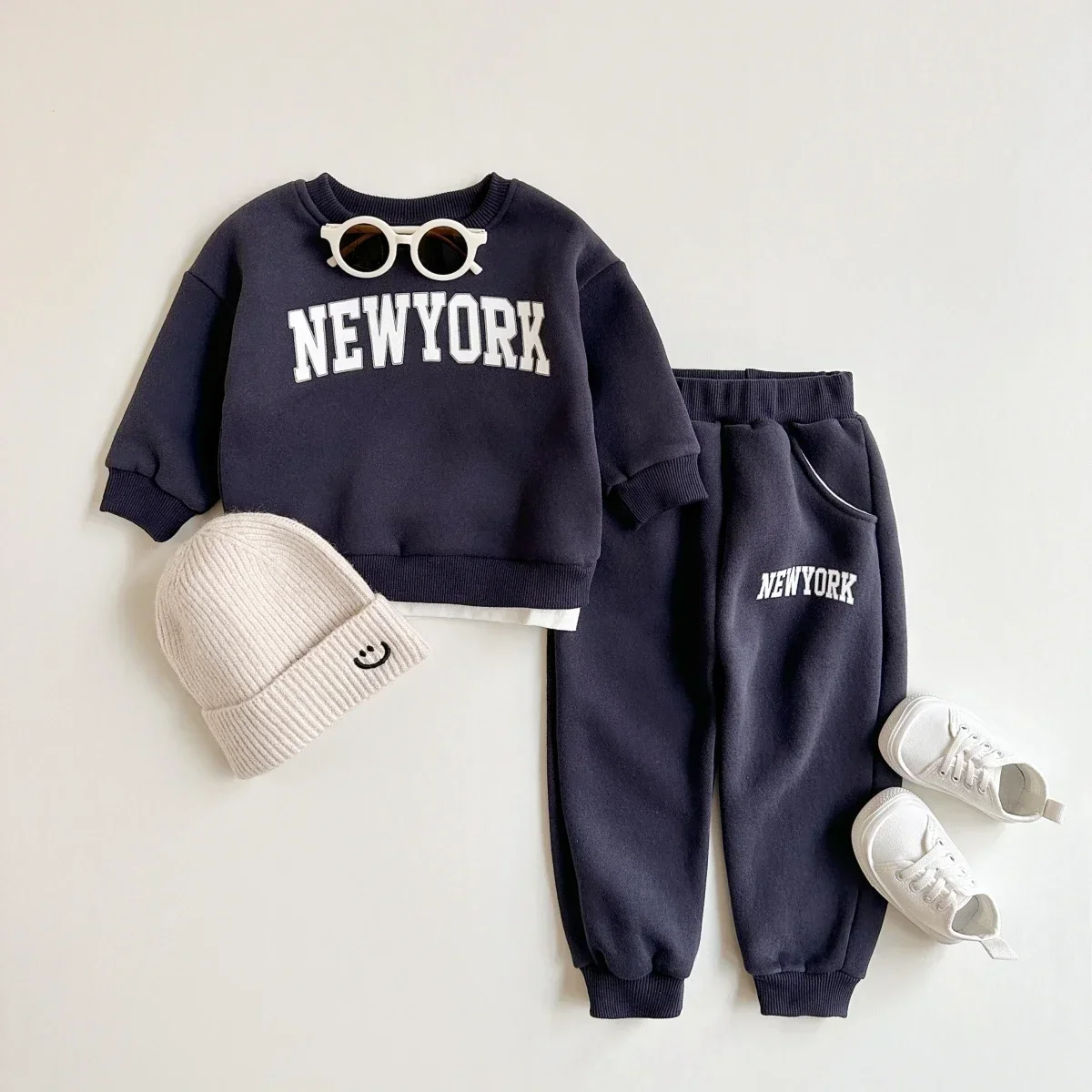 2 قطعة مجموعة ملابس الطفل بنين - مراجعة Winter Clothing For 1 Year Old Girl وسعره