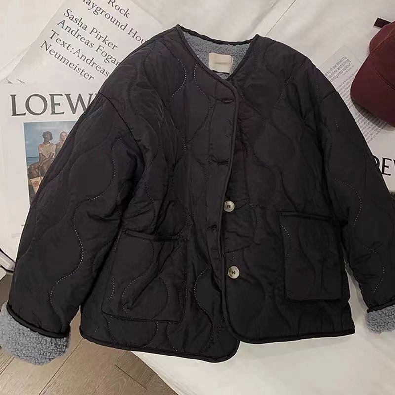 الخريف الشتاء مبطن سترة أزرار  - مراجعة Winter Clothing Trends For Women وسعره