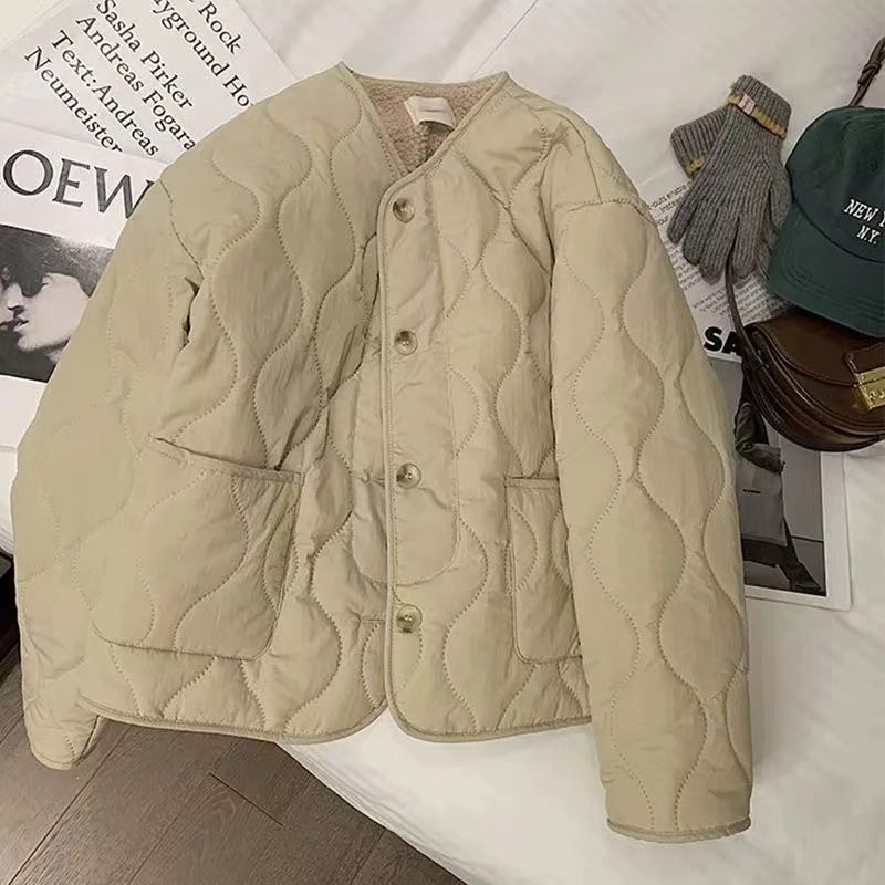 الخريف الشتاء مبطن سترة أزرار  - مراجعة Winter Clothing Trends For Women وسعره