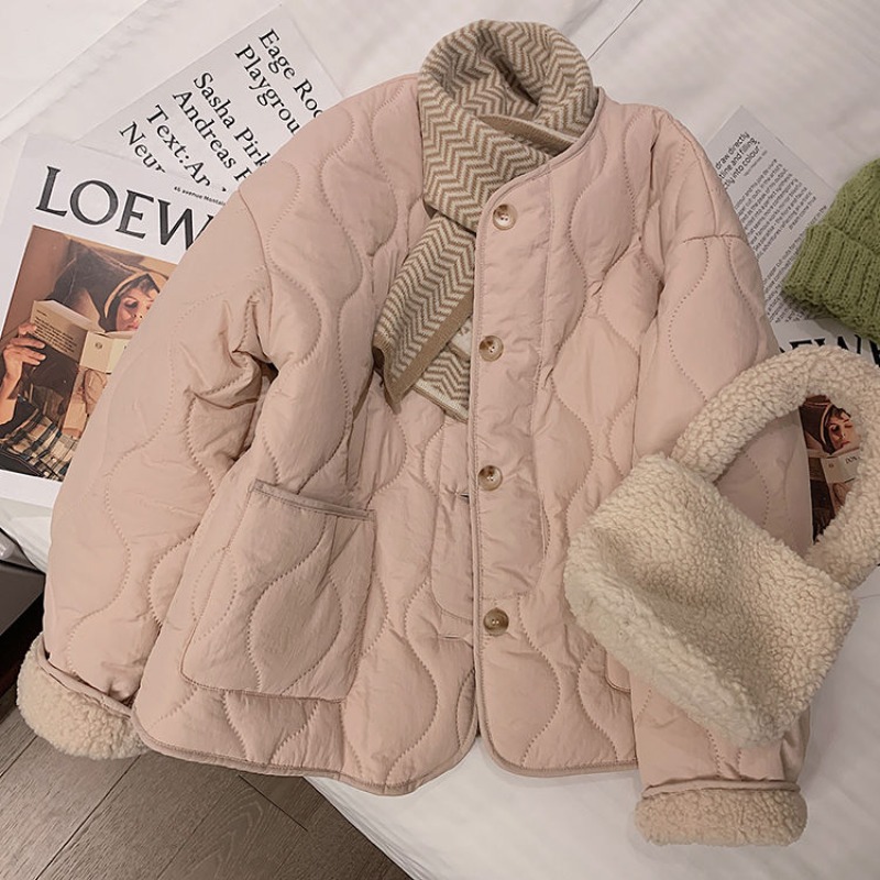 الخريف الشتاء مبطن سترة أزرار  - مراجعة Winter Clothing Trends For Women وسعره