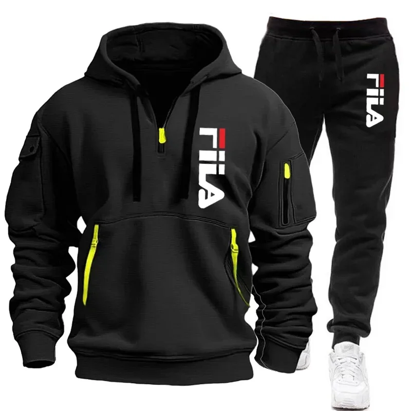 طقم رياضي رجالي جديد لخريف وشت - مراجعة Winter Clothing Hoodie وسعره