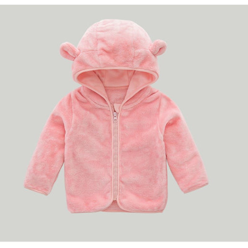 معطف أطفال بسيط بلون واحد وأكم - مراجعة Winter Clothing For 1 Year Old Girl وسعره