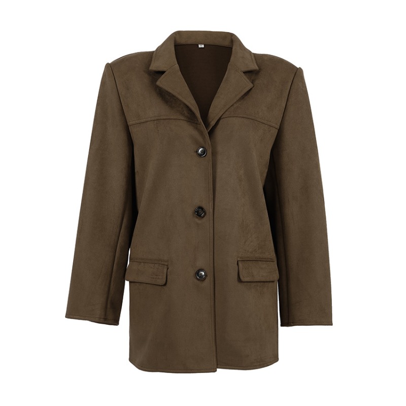 سترة من جلد الغزال ذات اللون ا - مراجعة Winter Clothing Amazon وسعره