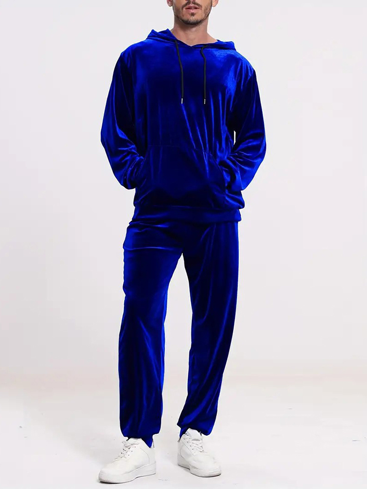 طقم رجالي من قطعتين بلون موحد  - مراجعة Winter Clothing Color وسعره
