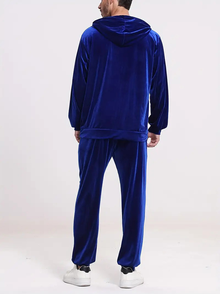 طقم رجالي من قطعتين بلون موحد  - مراجعة Winter Clothing Color وسعره