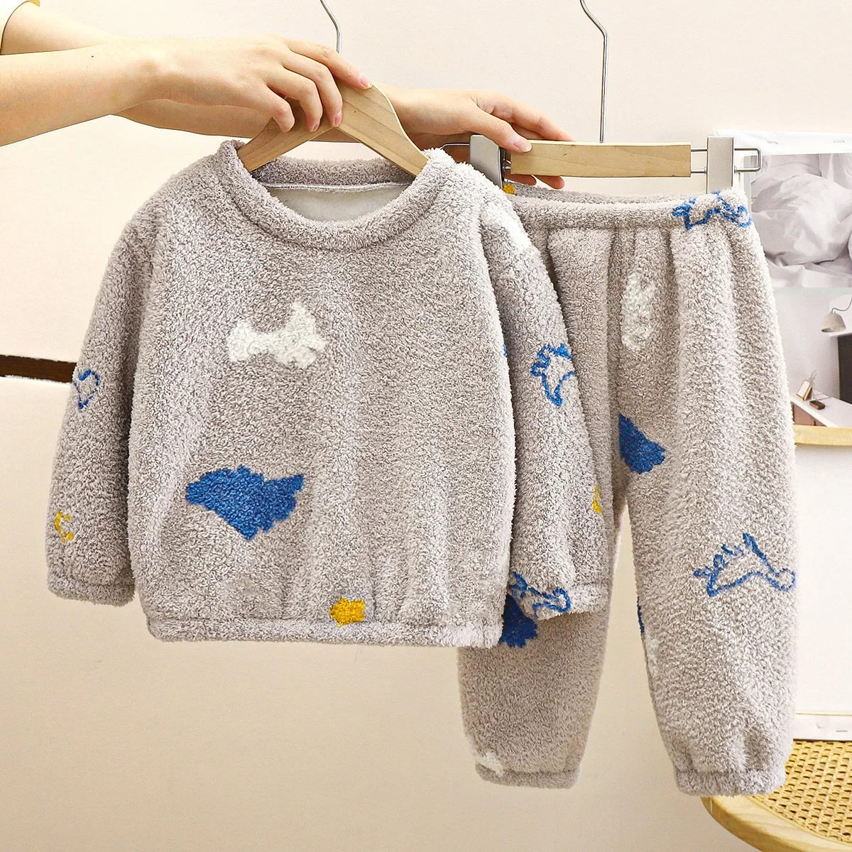 بيجامة صوفية دافئة للأطفال ، ع - مراجعة Winter Clothing For Baby Girl وسعره