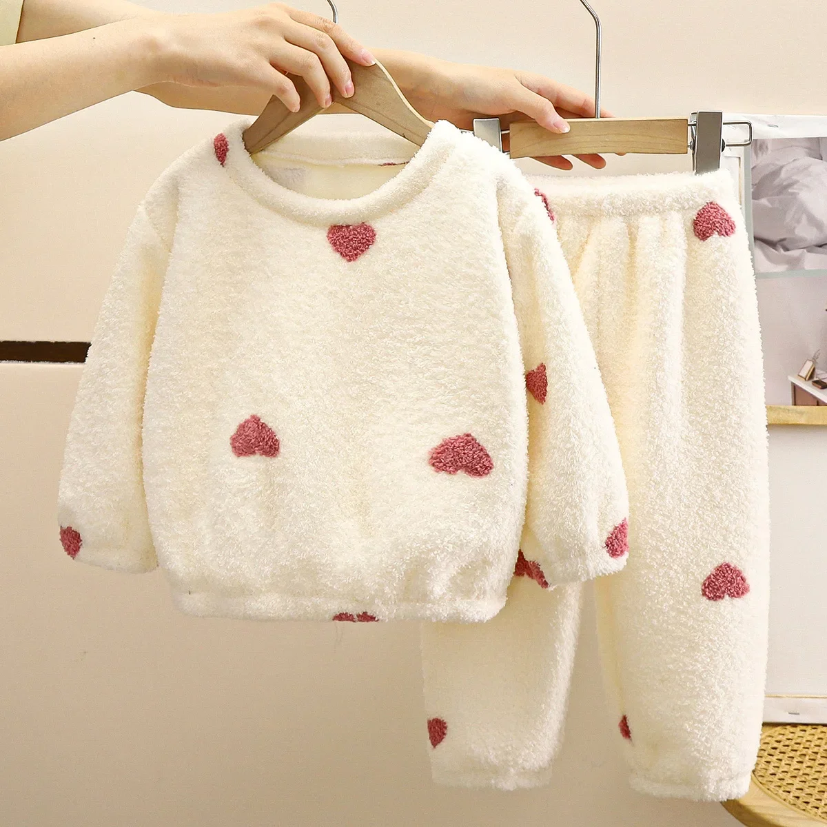 بيجامة صوفية دافئة للأطفال ، ع - مراجعة Winter Clothing For Baby Girl وسعره