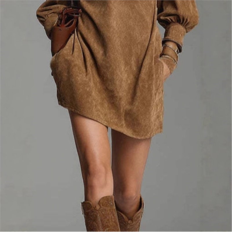 فستان قصير عتيق للنساء للخريف  - مراجعة Winter Clothing Pinterest وسعره