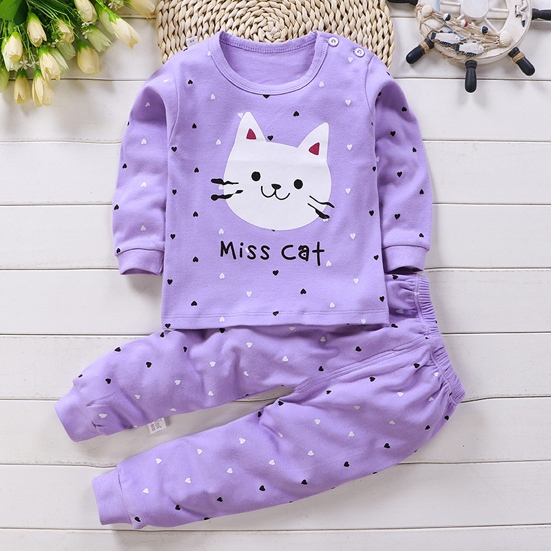 طقم بيجامة قطنية للأطفال ، ملا - مراجعة Winter Clothing For 1 Year Old Girl وسعره