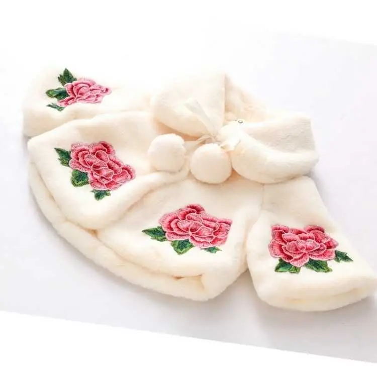 عباءة أطفال عباءة فرو مقلدة ،  - مراجعة Winter Clothing For Baby Girl وسعره
