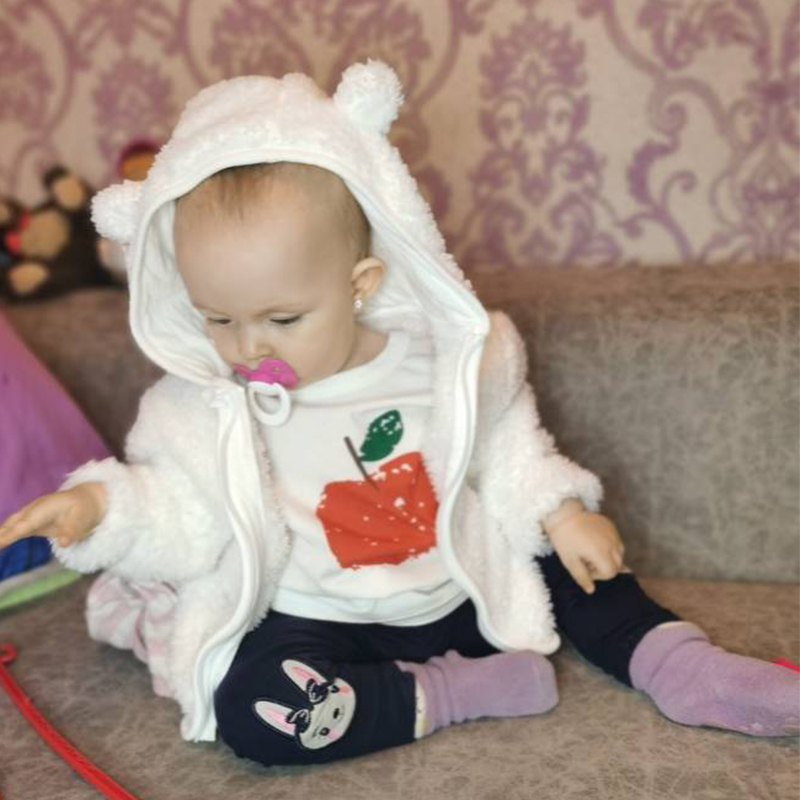 الأطفال الفانيلا مقنعين سترة ، - مراجعة Winter Clothing For 1 Year Old Girl وسعره