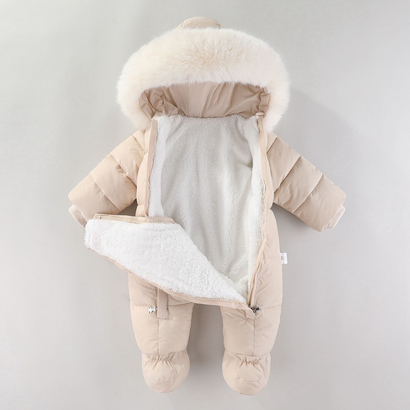 الشتاء الوليد الطفل رومبير مع  - مراجعة Winter Clothing For Baby Girl وسعره