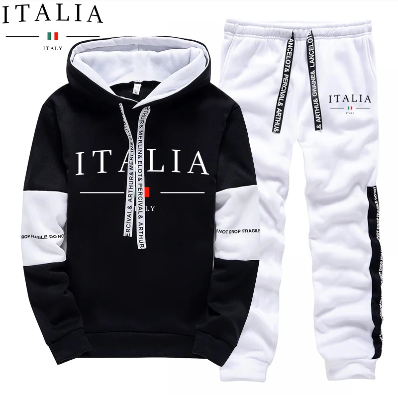 بدلة رياضية رجالية للخريف والش - مراجعة Winter Clothing Hoodie وسعره